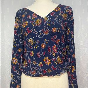 Hollister Blouse Floral Top